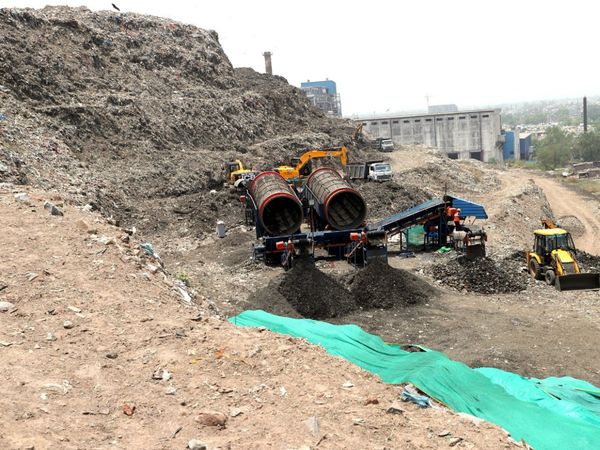 Okhla landfill site