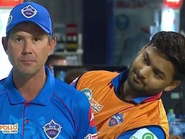 Ricky Ponting and Rishabh Pant