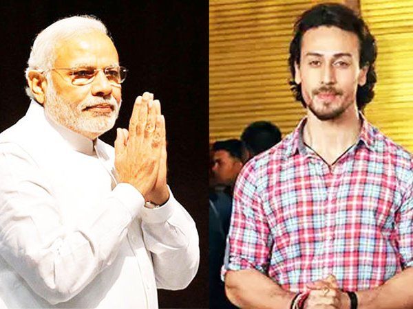 PM Modi and Tiger Shroff