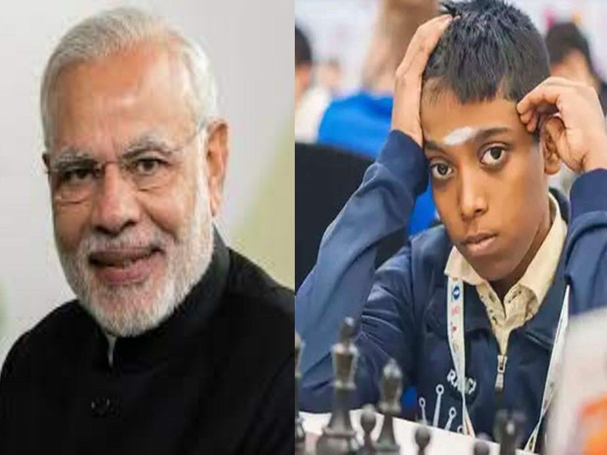 Pm Narendra Modi Congratulates R Praggnanandhaa On Victory Over World Champion Magnus Carlsen 9458