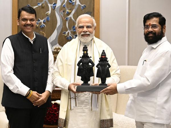 Maharashtra CM Eknath Shinde, Deputy CM Devendra Fadnavis met PM Modi, sought blessings and guidance