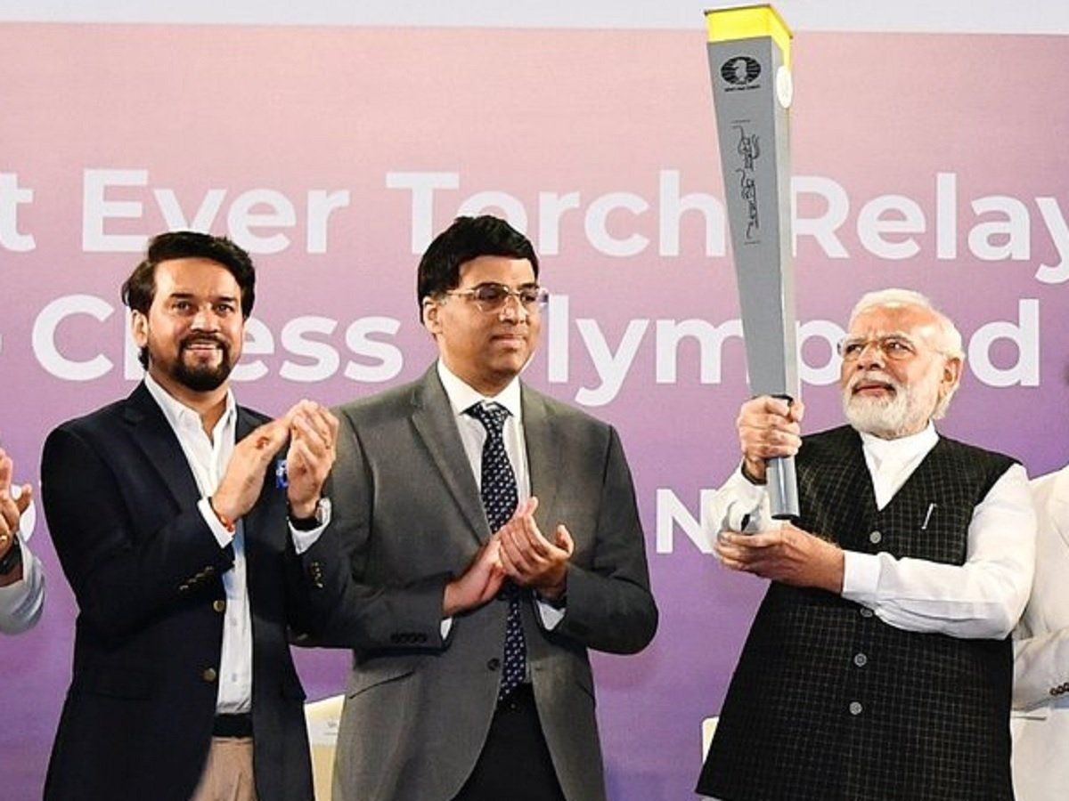 शतरंज ओलंपियाड: प्रधानमंत्री नरेंद्र मोदी ने मशाल रिले को दिखाई हरी झंडी, इतिहास में पहली बार हुआ ऐसा