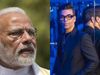PM Narendra Modi and Karan Johar