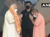  PM Modi praises Yogi Adityanath in Varanasi Video
