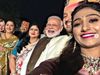 PM Narendra modi at mohena kumari reception