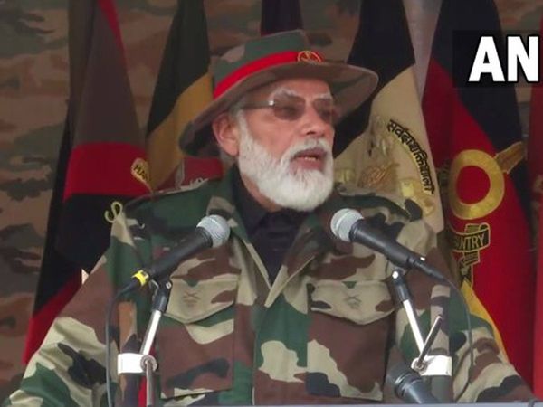 PM Modi celebrates Diwali with soldiers in Nowshera says Your strength ensures peace in country 