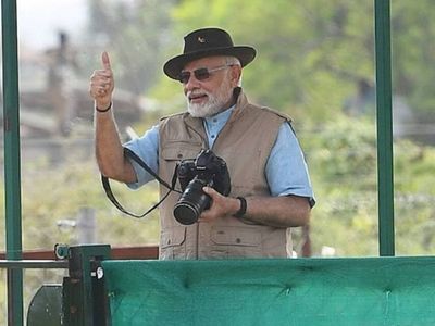 PM modi cheetah, pm modi morphed photo, TMC MP PM modi cheetah, pm modi morphed photo, TMC MP