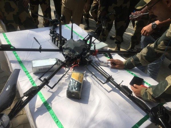 Pakistani spy drone carrying weapons shot down by BSF at Jammu Kashmir's Kathua 