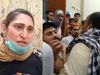 Woman police officer attacked outside mosque in Karachi Pakistan