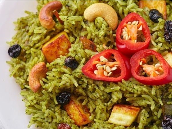 Palak Rice Recipe