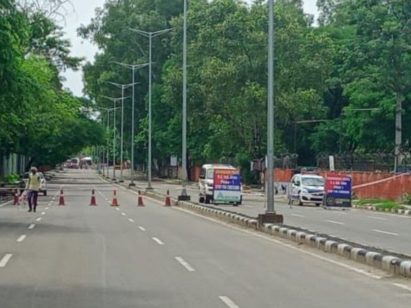 Chandigarh to Panchkula road closed