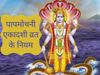 Papmochini Ekadashi vrat vidhi, Papmochini Ekadashi fast rules, Papmochini Ekadashi vrat kaise karte hain, Papmochini Ekadashi vrat ki vidhi bataye, पापमोचनी एकादशी व्रत व‍िध‍ि, पापमोचनी एकादशी व्रत 2021 कब है 