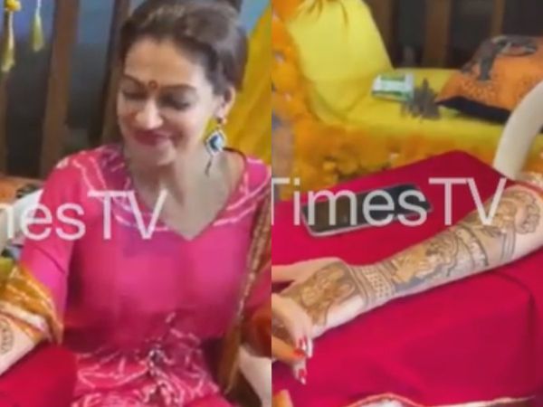 Payal Rohatgi Mehendi Function, Payal Rohatgi Mehendi Function Video