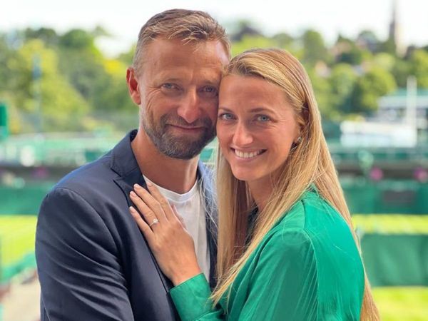 Petra Kvitova and Jiri Vanek