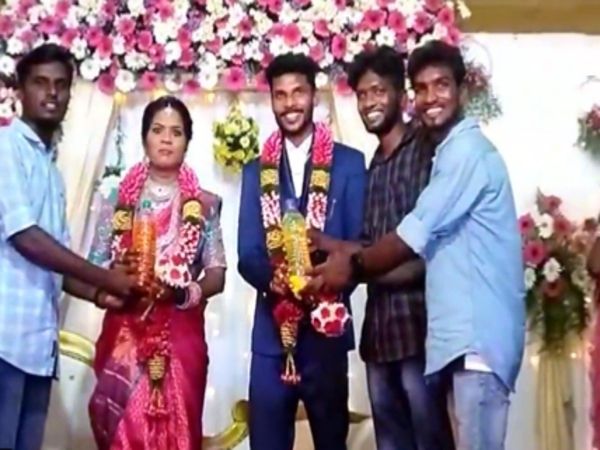 Funny Video bride groom got petrol diesel as a gift at the wedding Watch Viral Video
