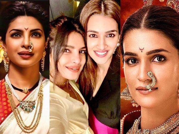 Priyanka-Kriti Photo: कृति सेनन ने शेयर की प्रियंका चोपड़ा के साथ फोटो, लिखा- जब काशीबाई से मिली पार्वती बाई