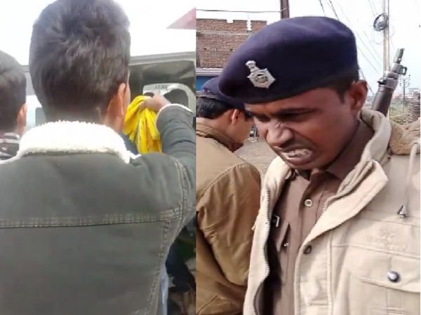 Bihar Man not stopped the bike, police injured the young man by beating him