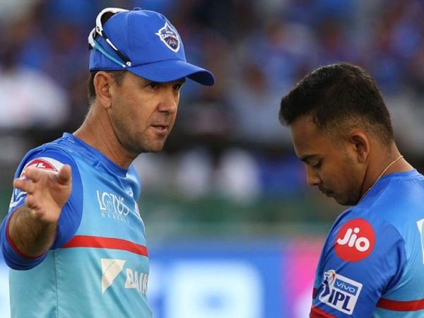 Ricky Ponting and Prithvi Shaw