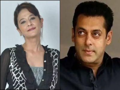 Pooja Dadwal and Salman Khan Pooja Dadwal and Salman Khan