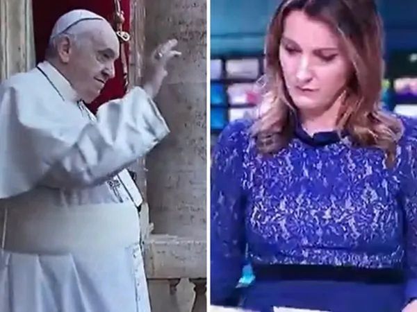 A TV presenter wrongly announced the Pope's death on Christmas Day, short clip has now gone viral.