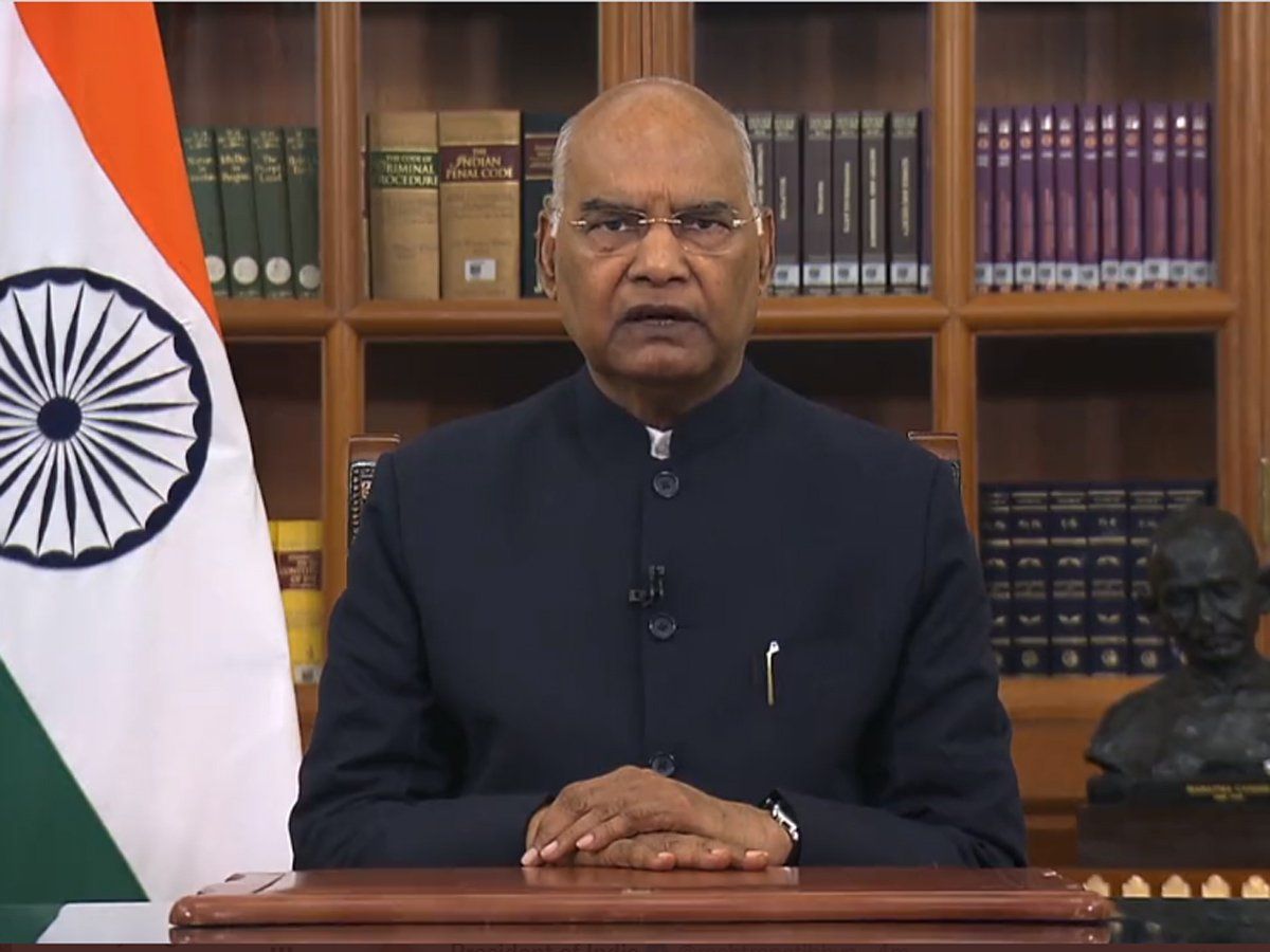 राष्ट्रपति रामनाथ कोविंद का देश के नाम आखिरी संबोधन, बोले-भारत का लोकतंत्र सभी को मौका देता है