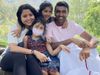 Prithi Narayanan and Ravichandran Ashwin with family