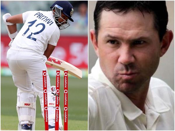 Ricky Ponting prediction on Prithvi Shaw