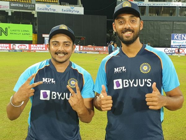 Prithvi Shaw and Varun Chakravarthy  