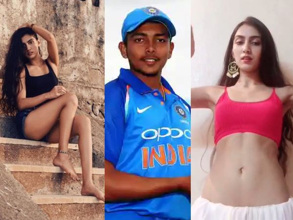 Prithvi Shaw and actress Prachi Singh dating