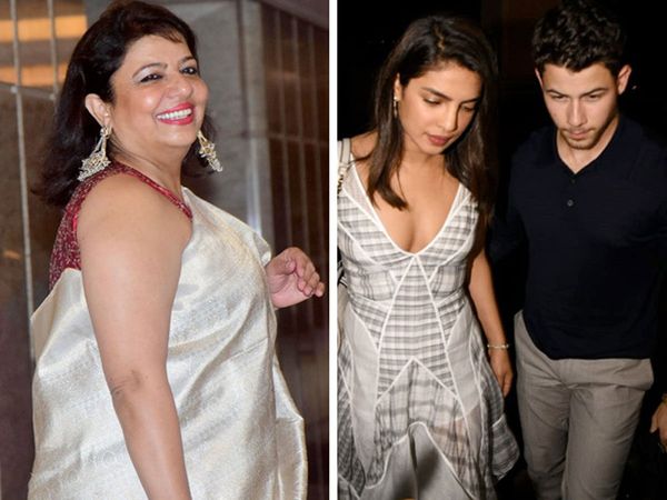 Madhu Chopra, Priyanka Chopra And Nick Jonas