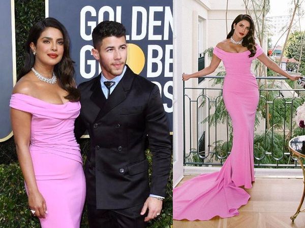 Priyanka Chopra and Nick Jonas at Golden Globes Awards