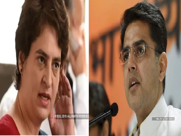 political crisis in Rajasthan Priyanka Gandhi talks with Sachin Pilot and MLAs shifted in hotel