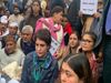 Priyanka Gandhi protest