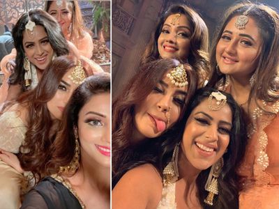 Surbhi Jyoti Adaa Khan To Nia Sharma Rashami Desai Naagin 4 finale Behind The Scenes Surbhi Jyoti Adaa Khan To Nia Sharma Rashami Desai Naagin 4 finale Behind The Scenes