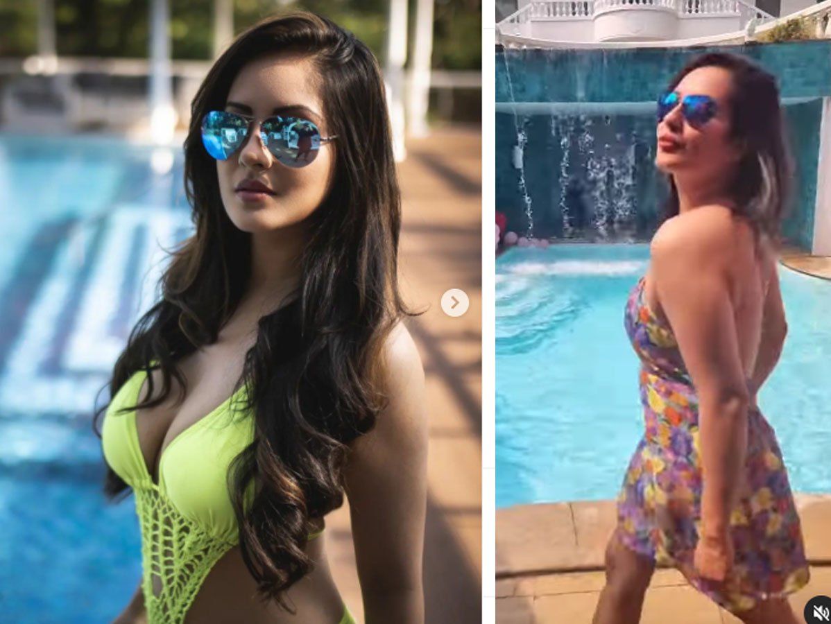 Devon Ke Dev Mahadev Fame Puja Banerjee Hot Dance Video Viral As She Chilling In Pool टीवी की