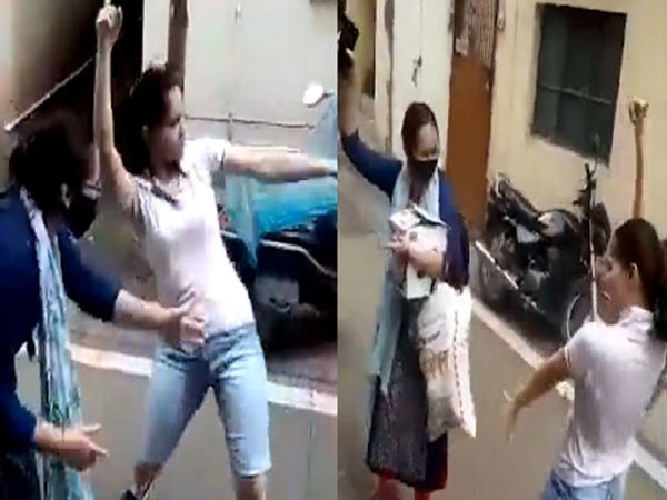 Pune girl dance goes viral on social media who welcome her sister after beating Corona 