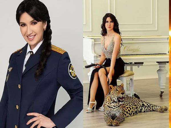 A beauty pageant for female Russian prison officers blasted by activists for objectifying women