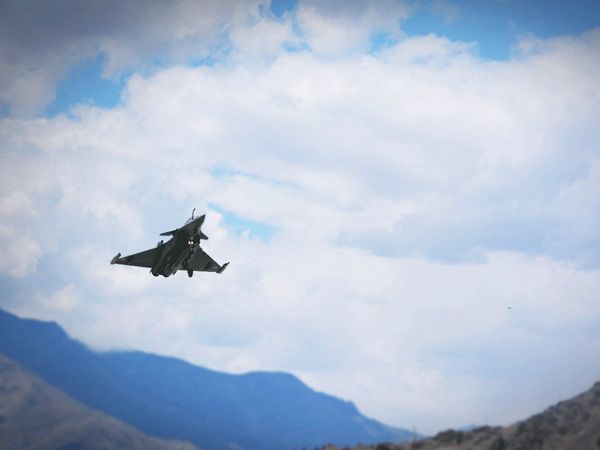 Indian Air Force shares images of armed Rafale jets fitted with air-to-air missile in ladakh