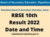 rbse, rbse 10th result 2022, rbse 10th result 2022 date