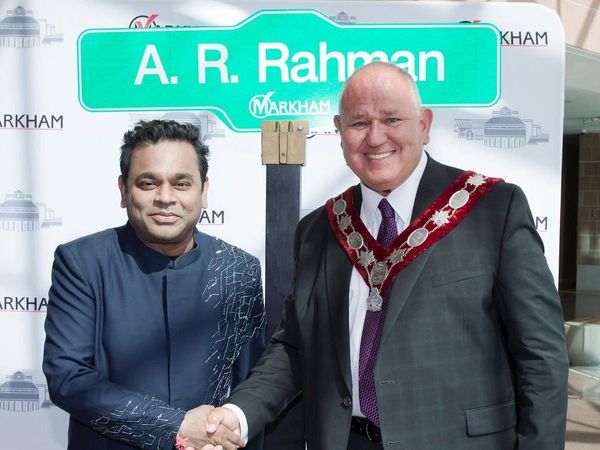 Canadian City Named Street After A R Rahman- 