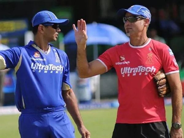 Rahul Dravid and Paddy Upton