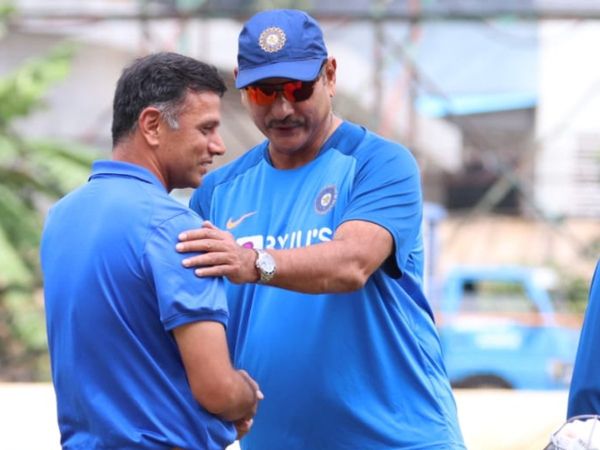 Rahul Dravid and Ravi Shastri