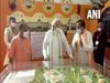 PM Narendra Modi and UP CM Yogi Adityanath in Aligarh