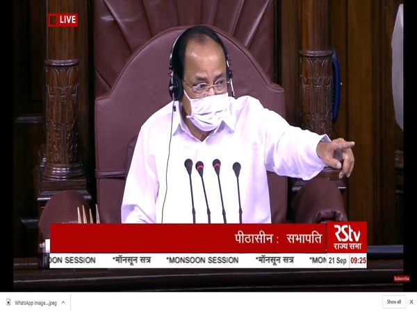 M Venkaiah Naidu says Eight members of Rajya Sabha including Sanjay Singh suspended for a week