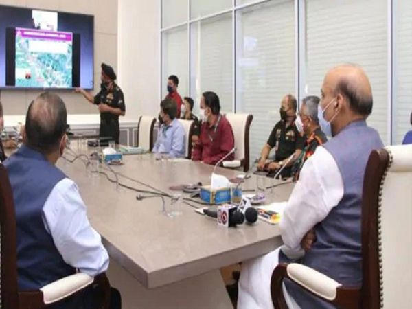 Defence Minister Rajnath Singh e-inaugurates six strategic bridges in Jammu & Kashmir