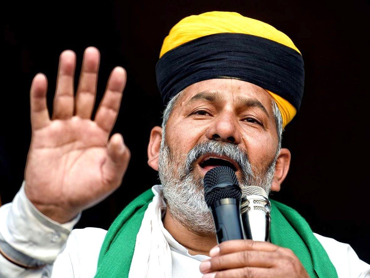 Rakesh Tikait, Lucknow Siege Kisan Andolan Kisan Andolan in UP'लखनऊ' को भी दिल्ली बना देने की