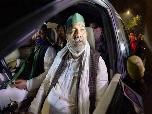 attack on rakesh tikait convoy in alwar rajasthan Today, See the Video