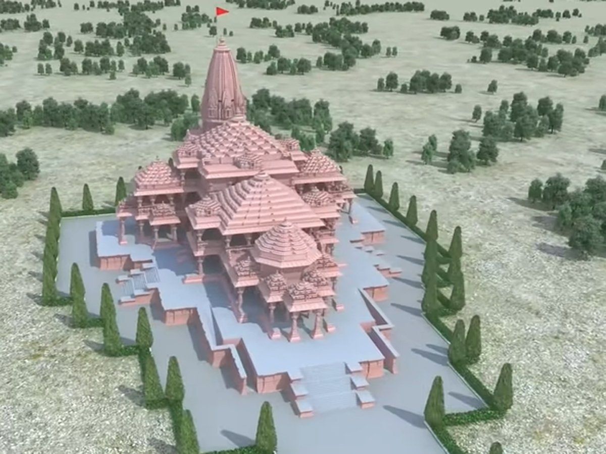 Ram Mandir Trust releases 3D visualization of temple construction