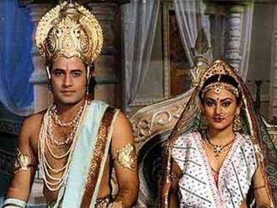 arun govil and deepika chikhalia arun govil and deepika chikhalia