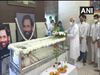 PM Narendra Modi pays last respects to Union Minister and LJP leader Ram Vilas Paswan at the latter's residence